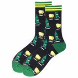 Colorful Men's Socks Harajuku Colorful Happy Funny symbol International chess geometric Formula Cotton Sock Christmas Gift