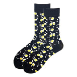 Colorful Men's Socks Harajuku Colorful Happy Funny symbol International chess geometric Formula Cotton Sock Christmas Gift