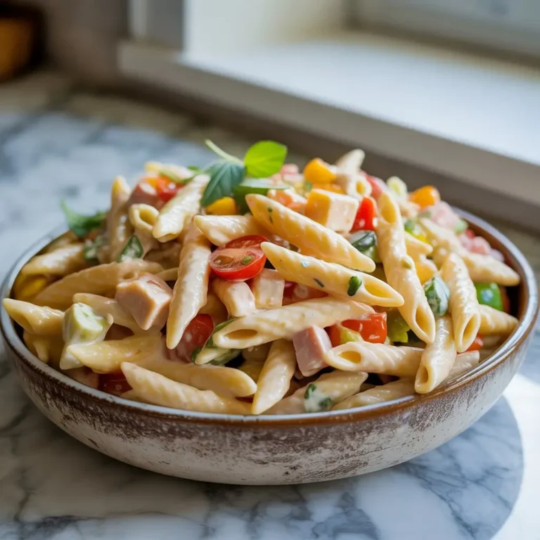 Salada de Macarrão Cremosa