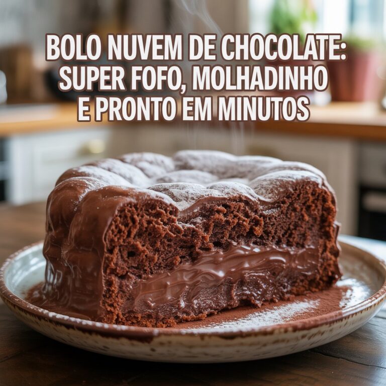 Bolo Nuvem de Chocolate