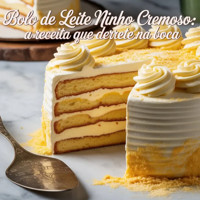 Bolo de Leite Ninho Cremoso