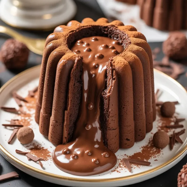Bolo Vulcão de Brigadeiro