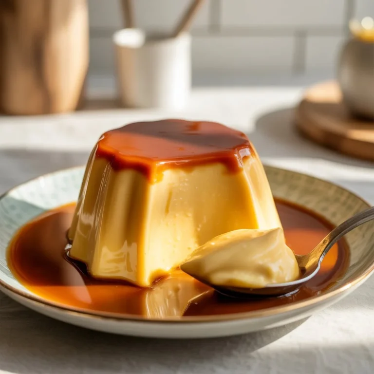 Pudim com Creme de Leite