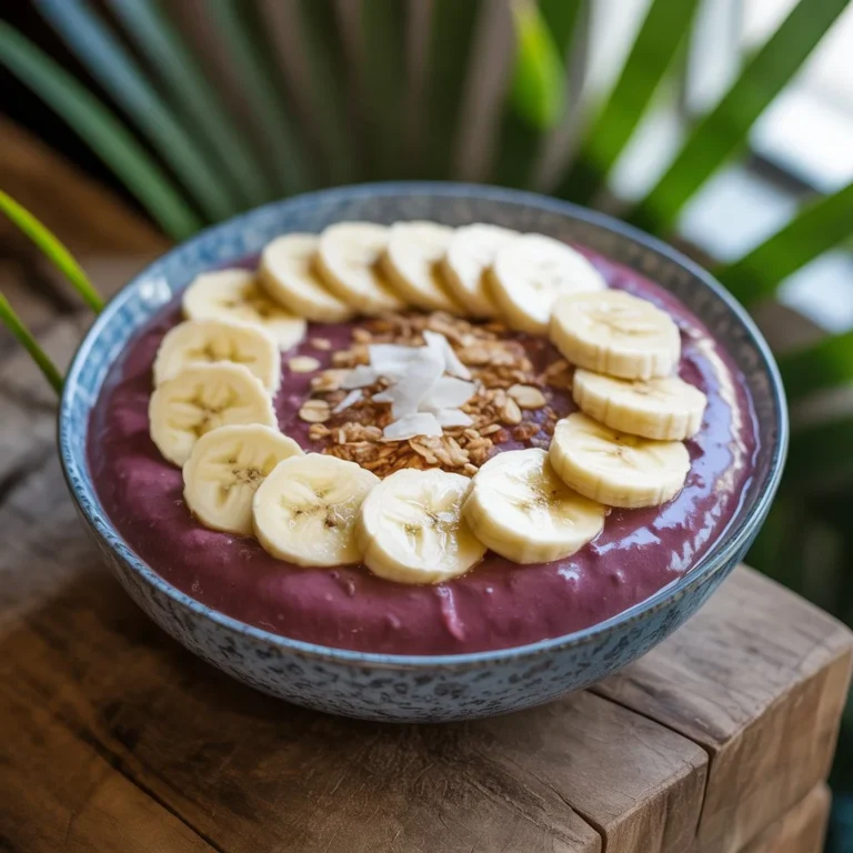 Açaí com banana