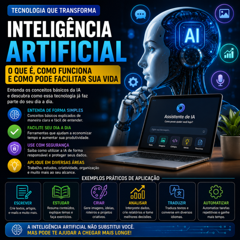 Inteligência Artificial: O Que É, Como Funciona e Como Pode Facilitar o Dia a Dia